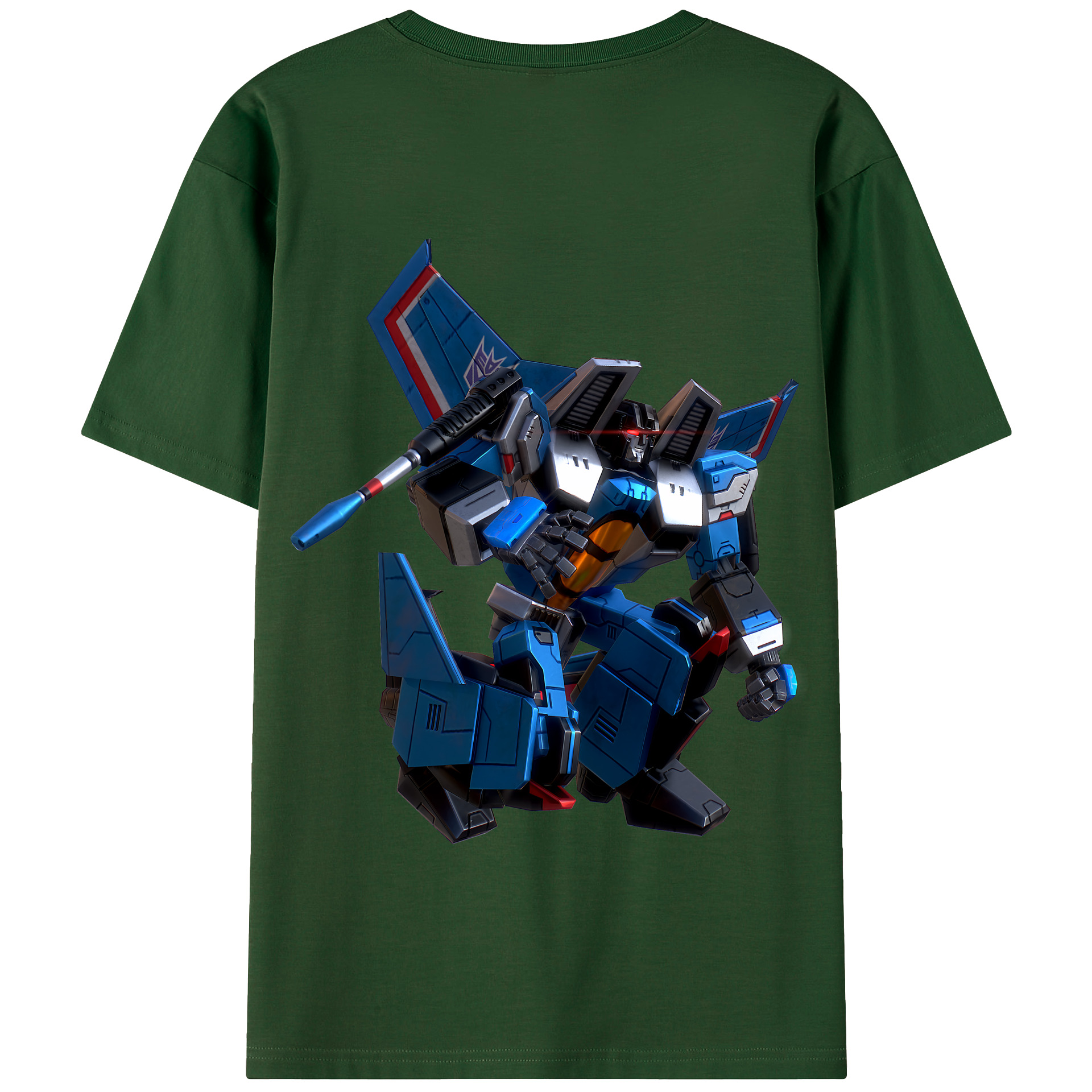 （画像用） Transformers トランスフォーマー 綿100％半袖Tシャツ（背面プリント）